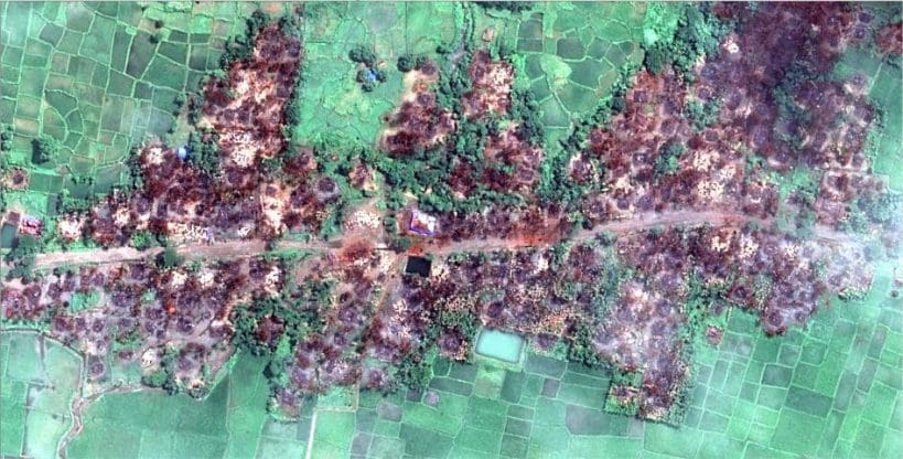 Genocide leaves Rohingya villages destroyed