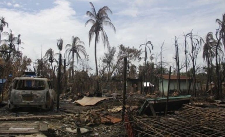 Genocide leaves Rohingya villages destroyed