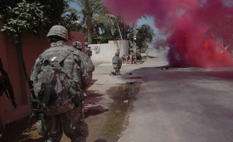 British soldiers on patrol