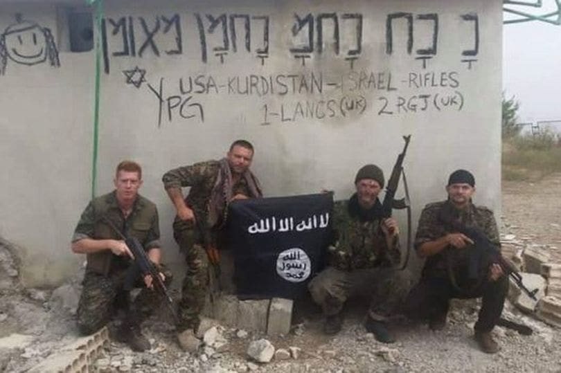 Joe Robinson and comrades
