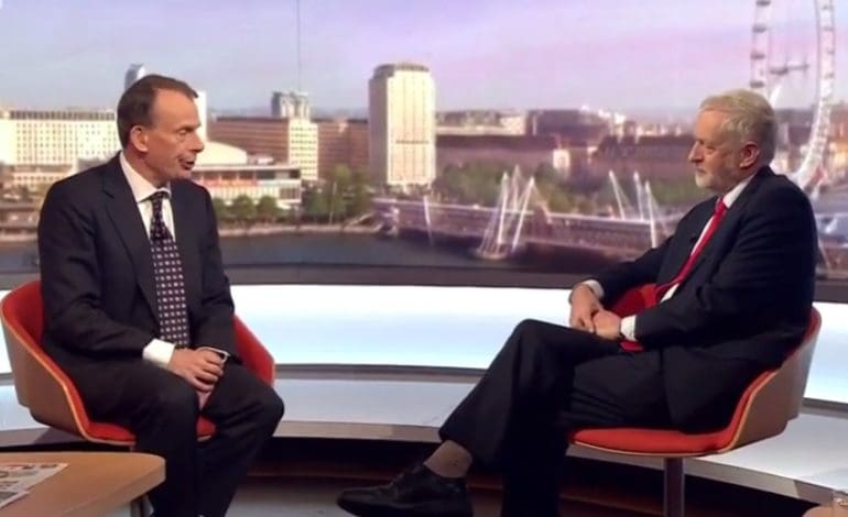 Andrew Marr & Jeremy Corbyn