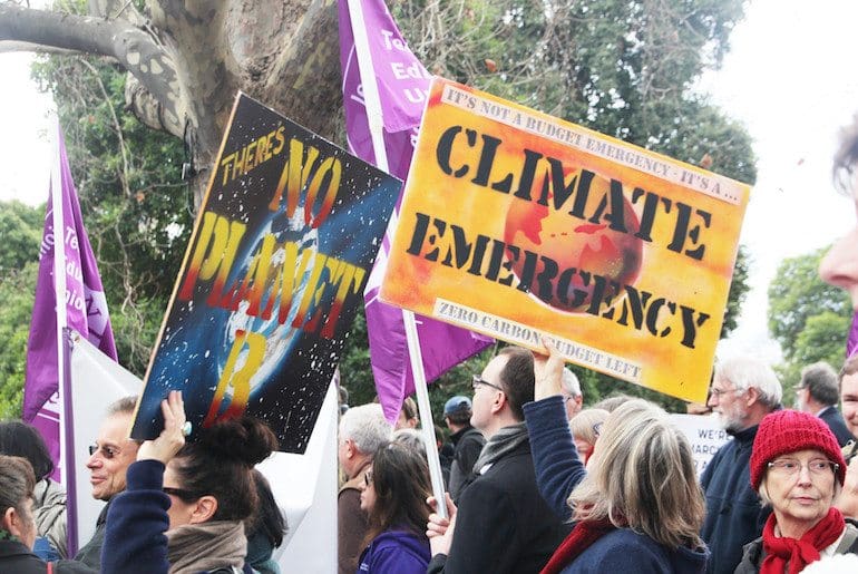 Climate change demonstration