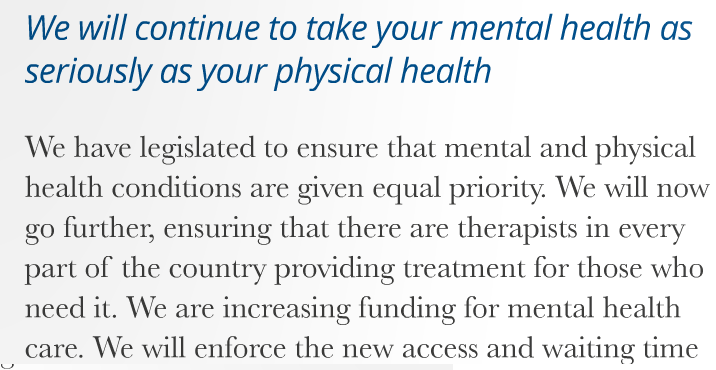 mental health funding