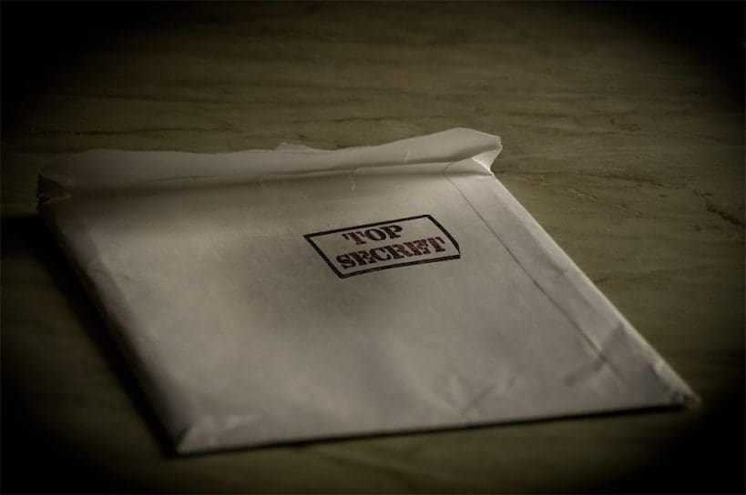top secret file
