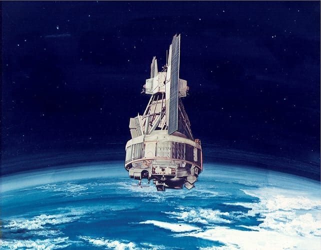 NASA Nimbus Earth observation research satellite