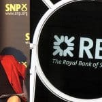 SNP first minister Nicola Sturgeon and RBS