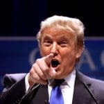 Donald trump pointing