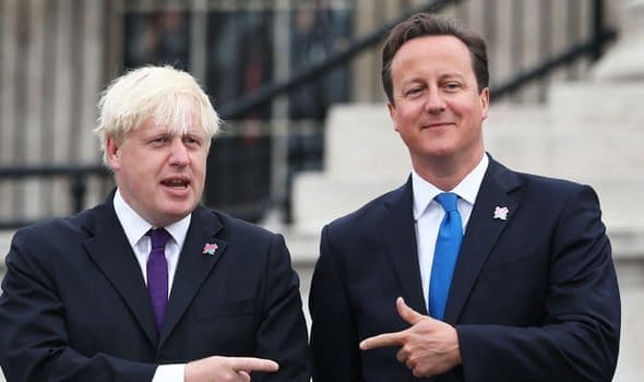 Boris Johnson and David Cameron