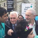 Jeremy Corbyn supports junior doctors