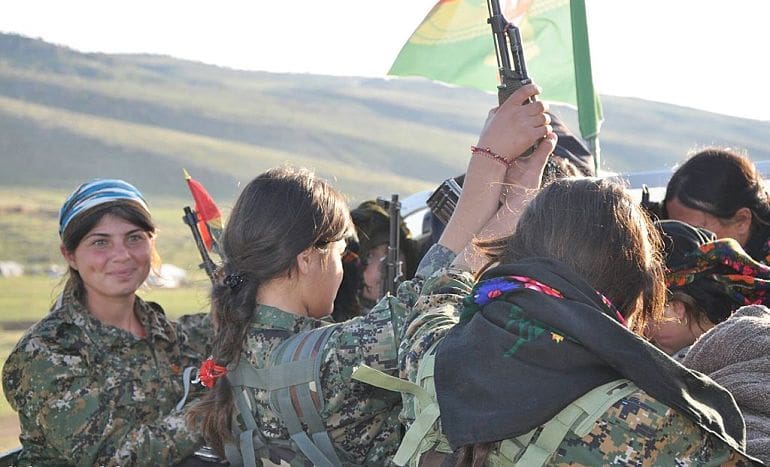Yazidi fighters