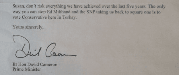 cameron letter