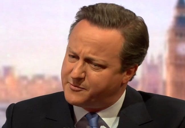 David Cameron facing Marr over Tory election fraud allegations