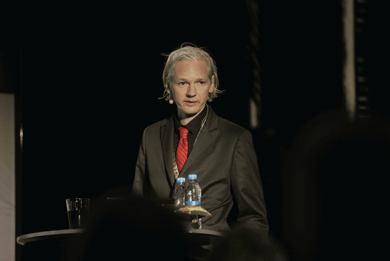 Julian Assange just received his latest tribute, from a 