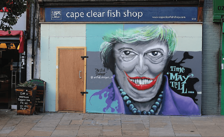 Theresa May Cartoon