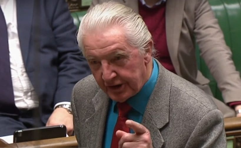 Dennis Skinner parliament Trump fascist