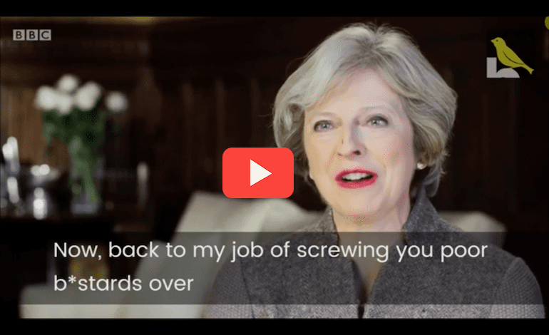 Theresa May Party Political Broadcast - Honest Subtitles