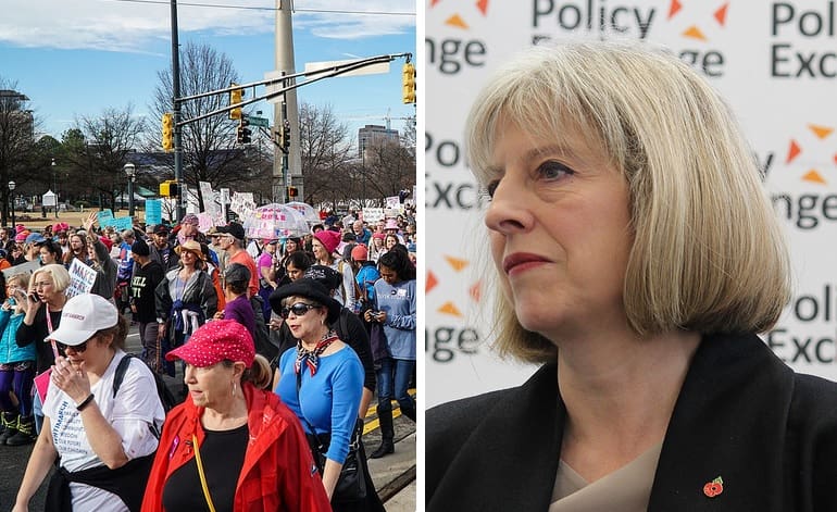 women march