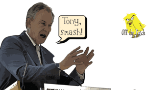 Blair and Mandelson are running around Stoke punching potential voters