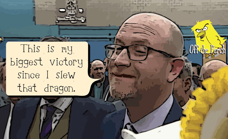 Paul nuttall begins first day as an mp