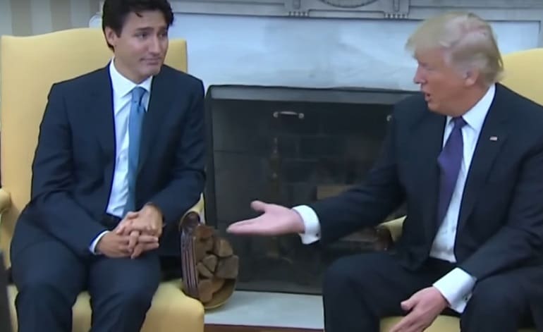 Donald Trump Justin Trudeau