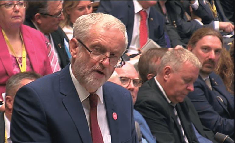 Corbyn PMQs