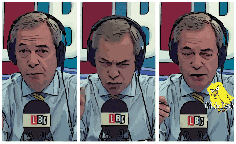“I can’t say anything!” Nigel Farage OTP