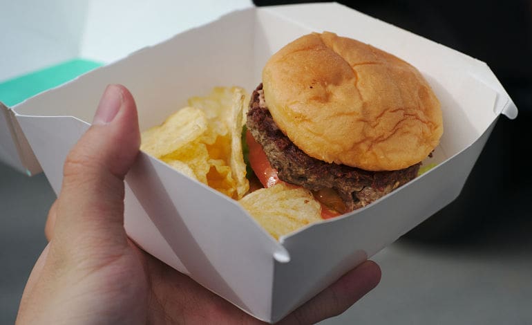 Impossible Burger plant-based meat