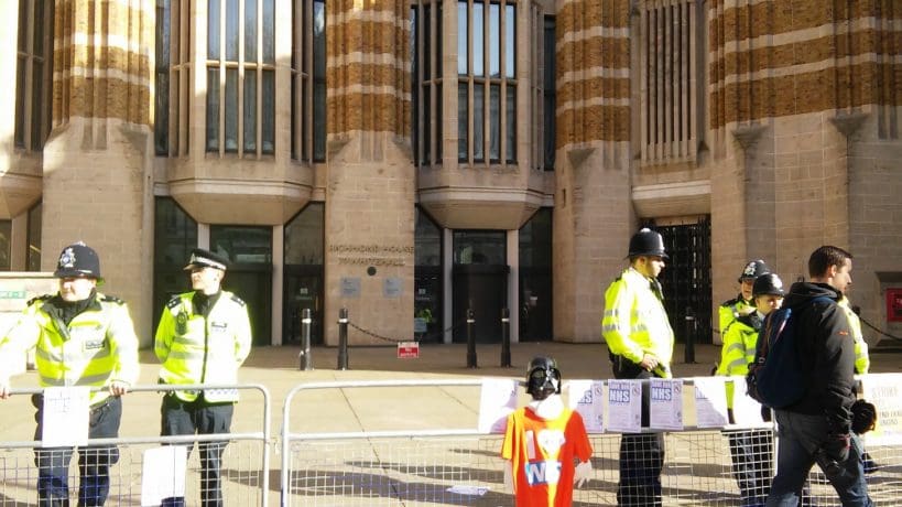 Police DoH Our NHS Demo