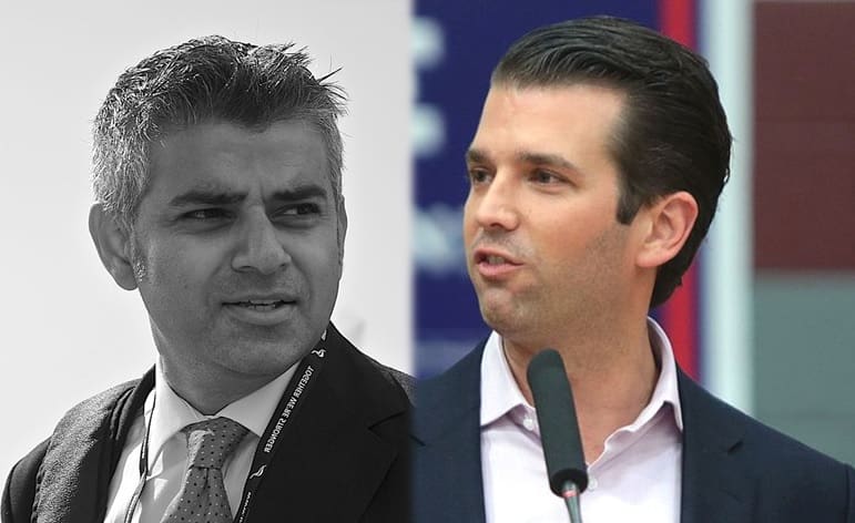 Sadiq Khan Donald Trump Jr 22 March