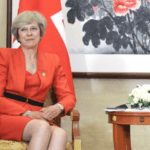 Theresa May pleased