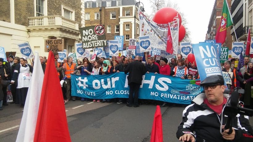 Start of Our NHS March