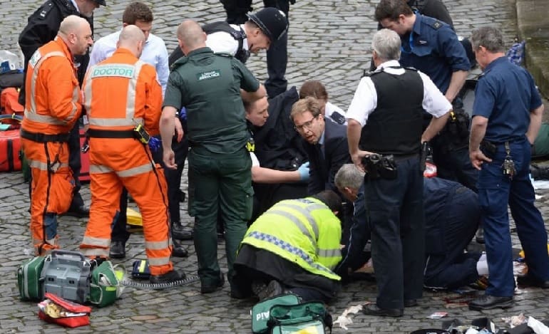 Tobias Ellwood MP London attack