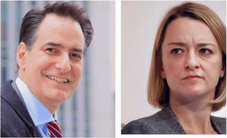 Peter Stefanovic and Laura Kuenssberg
