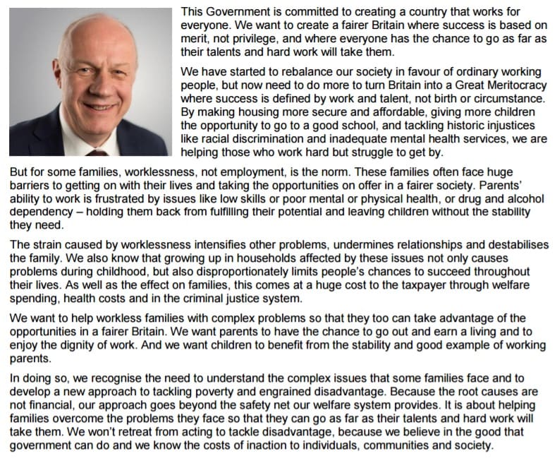 Damian Green Poor Families