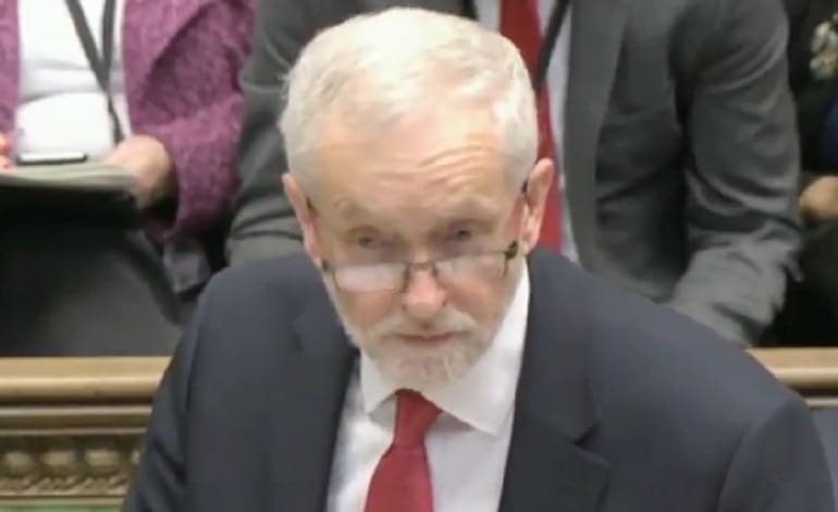 Jeremy Corbyn PMQs