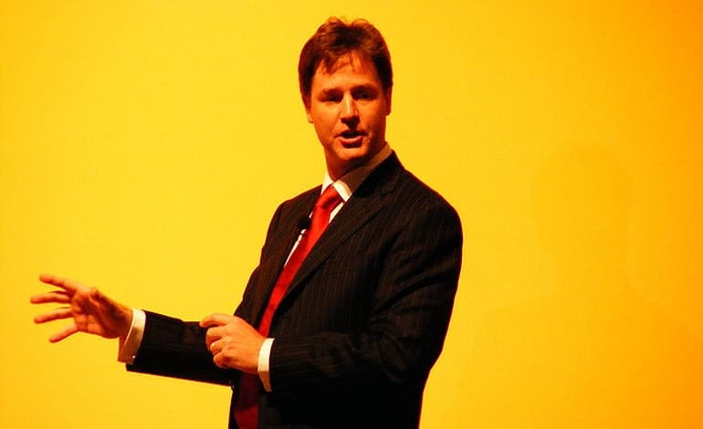 Lib Dem Nick Clegg