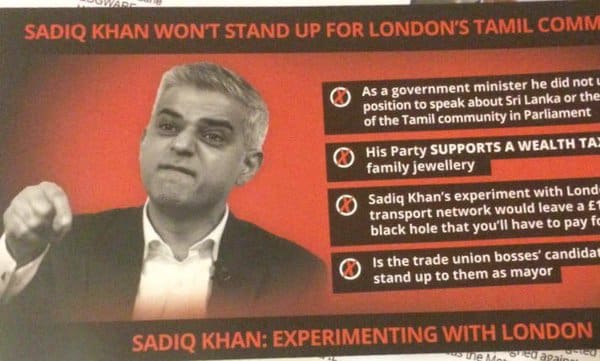 Zac Goldsmith Sadiq Khan Campaign Tories