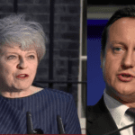 Theresa May and David Cameron election fraud