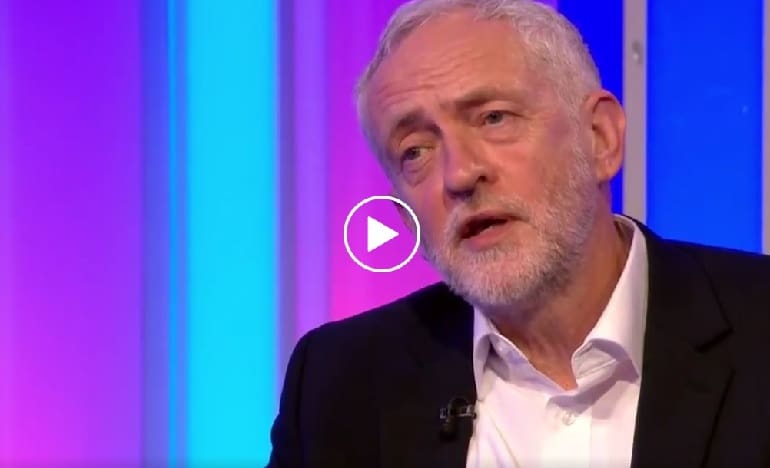 Jeremy Corbyn The One Show