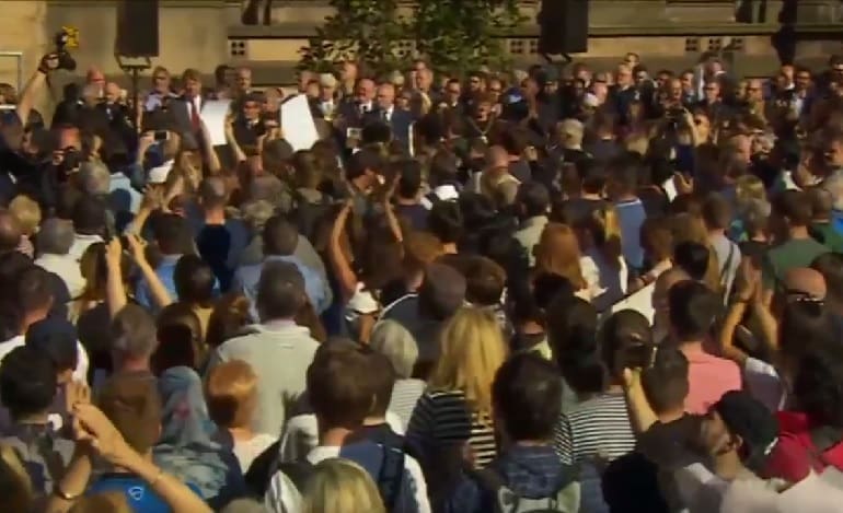 Manchester bombing vigil 23 May