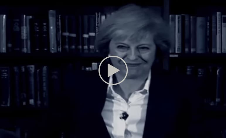 Theresa May Captain SKA play