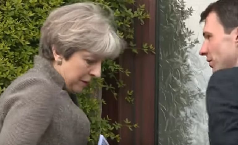 Theresa May Door Knocking