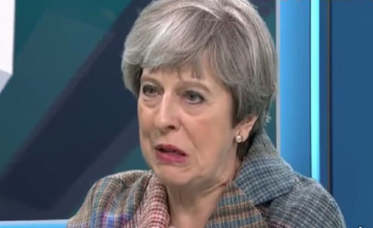 Theresa May ITV Live Lie