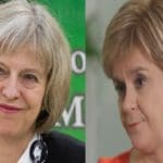 Theresa May Nicola Sturgeon SNP