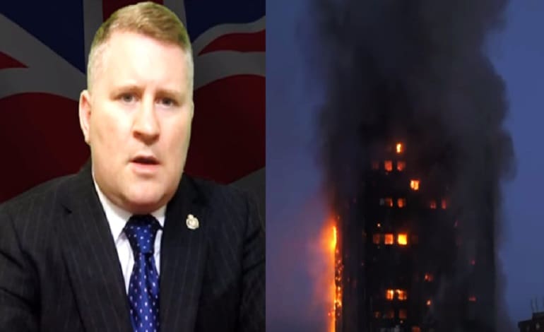 Britain First Grenfell Tower