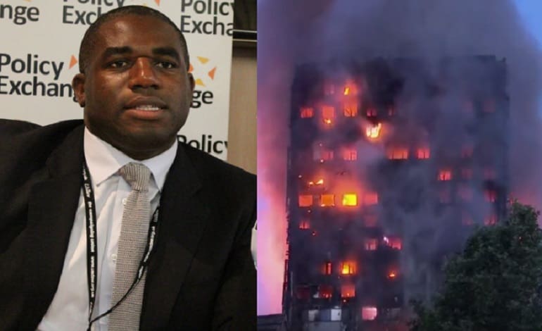 David Lammy Grenfell Tower