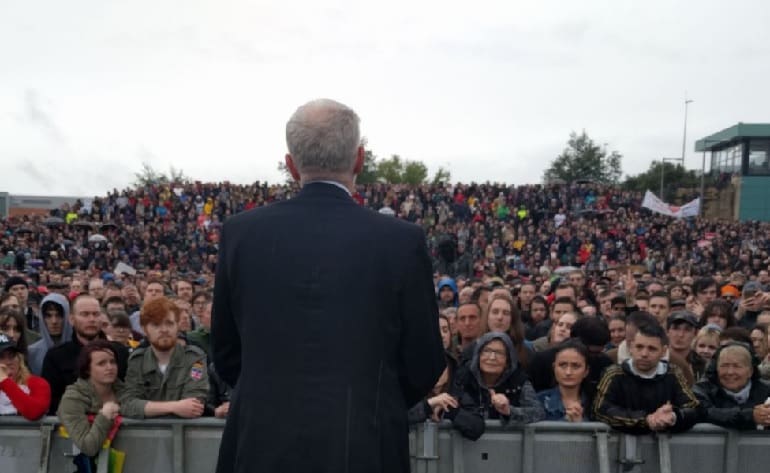 Jeremy Corbyn Gateshead Tyneside