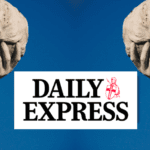 Daily Express front page facepalm veganism