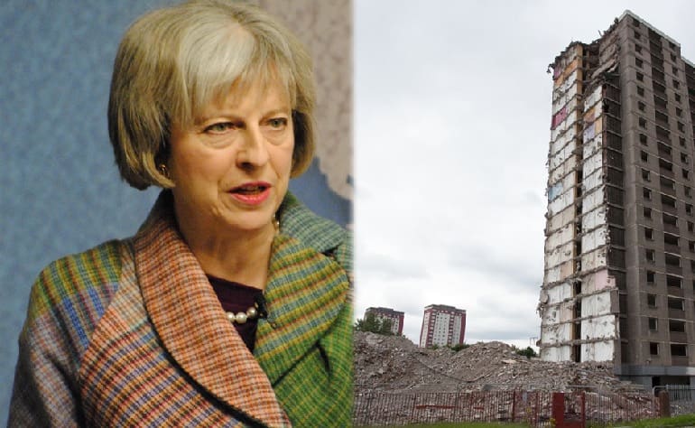 housing crisis dispossession Theresa May