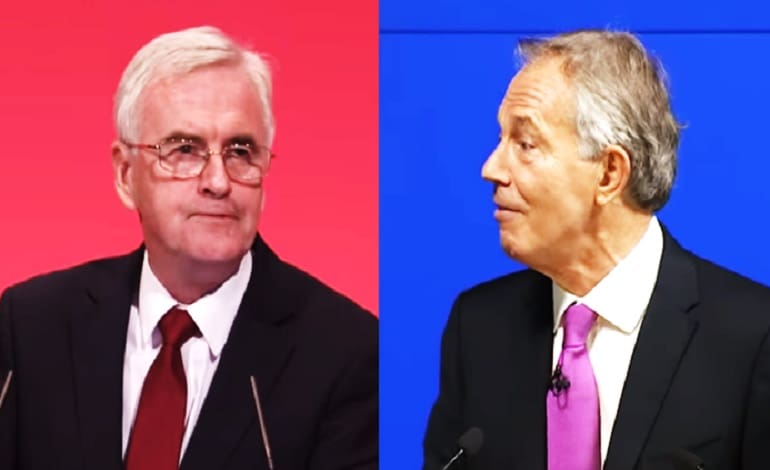 John McDonnell Tony Blair Brexit